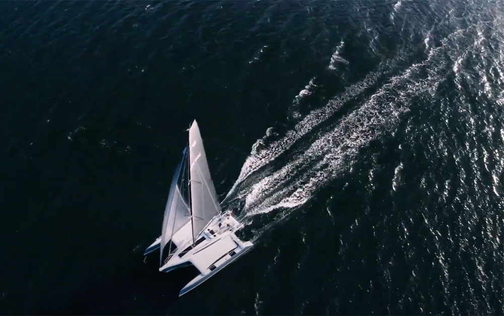 Dragonfly 40 overhead drone view