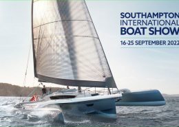 Dragonfly 40 at Southampton Boat Show 2022