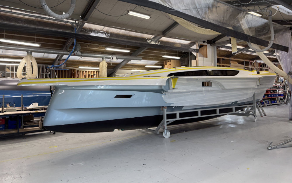 Dragonfly-36-wedding-25-Nov Dragonfly 36 hull 1, wedding 25 November 2024