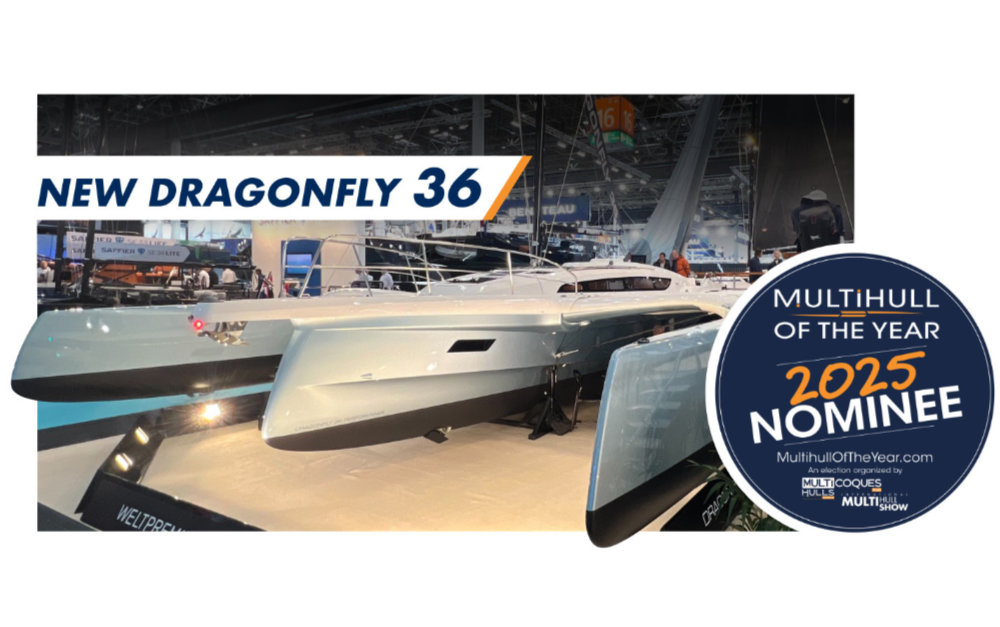 Dragonfly 36 nominated for Multihull of the Year 2025