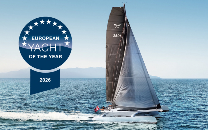 Dragonfly 36 winner of European Yacht of the Year 2026