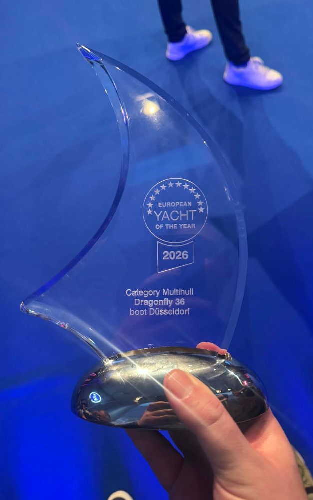 Dragonfly 36 wins European Yacht of the Year 2026 trophy